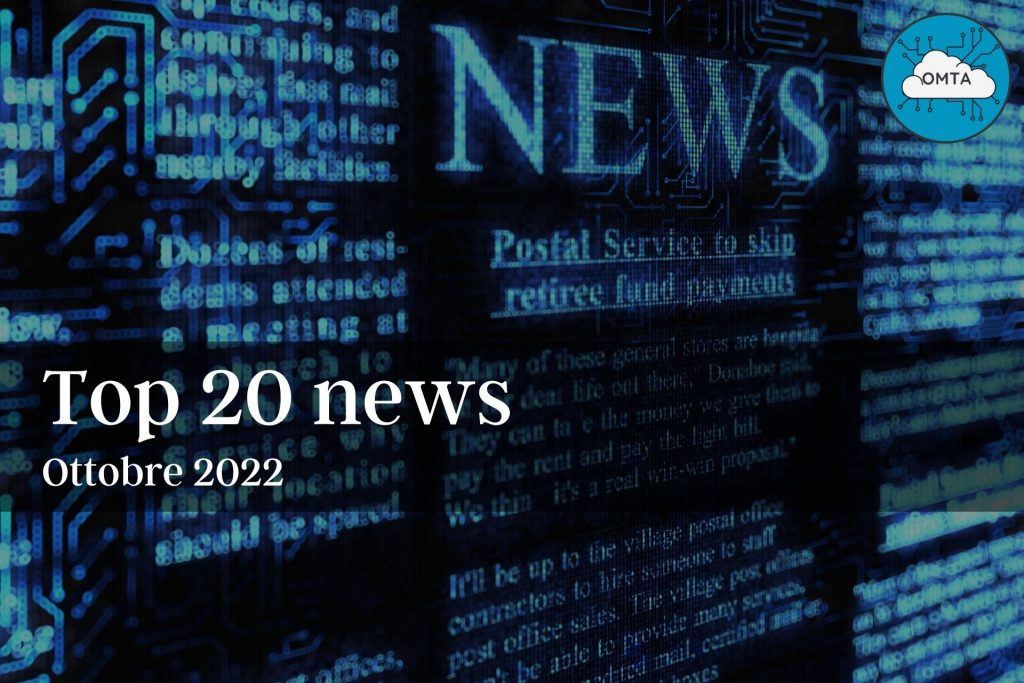 Top 20 news Ottobre 2022