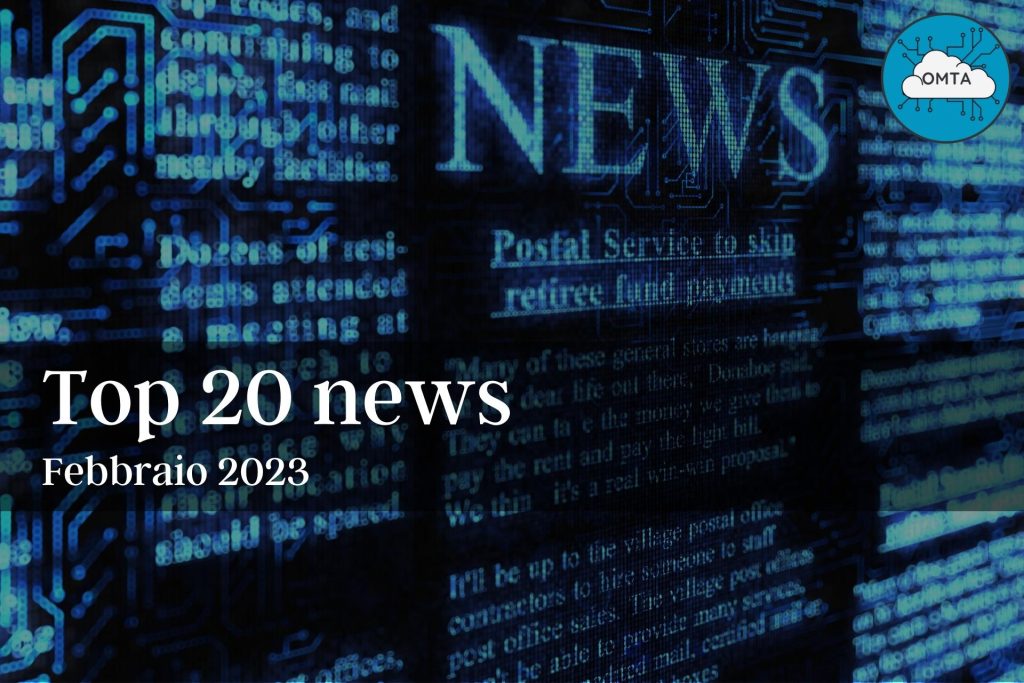 Top 20 news Febbraio 2023